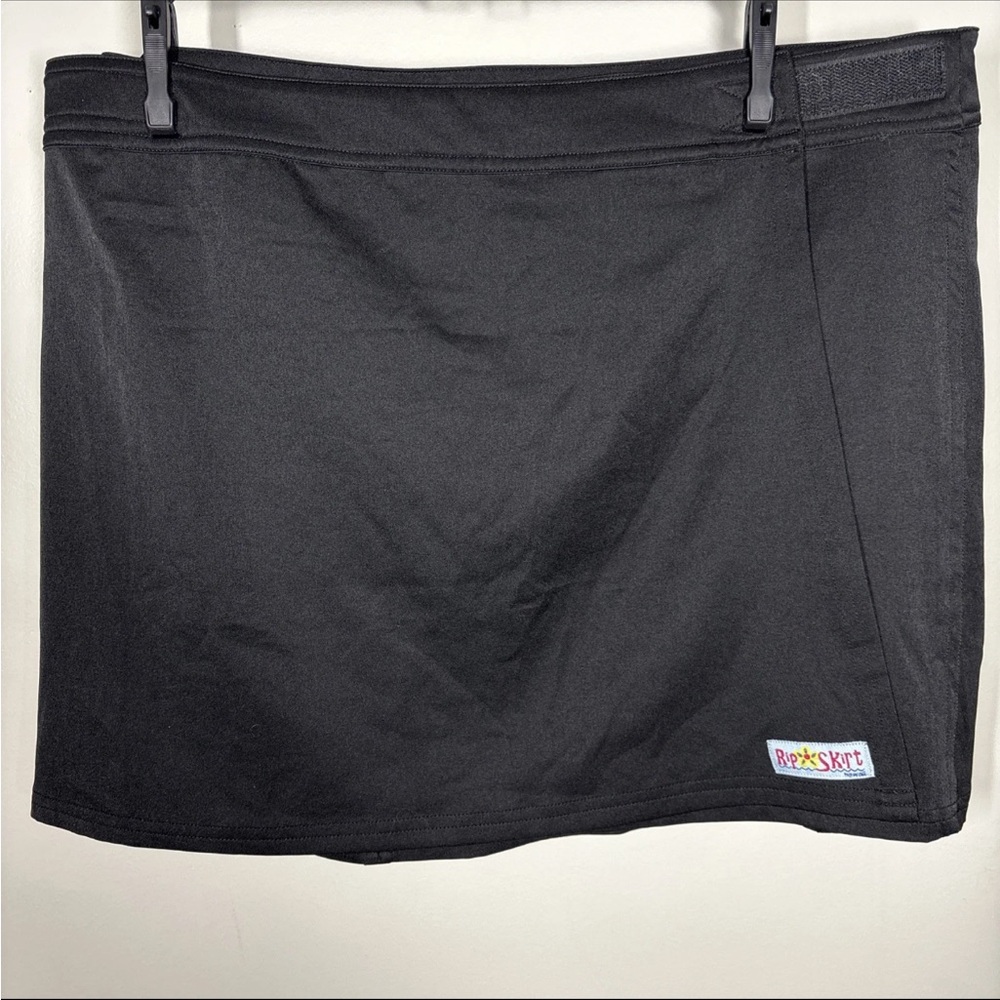 RipSkirt Hawaii L Wrap skirt solid black length 1 16 in